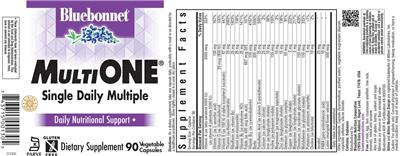 Photo of the Bluebonnet Multi One label