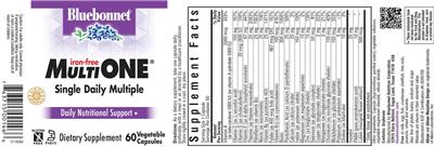 Photo of the Bluebonnet Multi One Iron-Free label