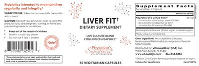 Label of Liver Fit