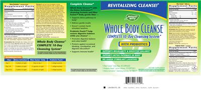 Photo of the Nature's Way Fiber Fusion Daily Fiber label