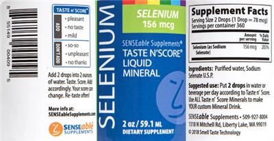 Taste N'Score Liquid Selenium 156 mcg