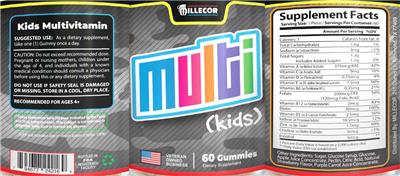 Photo of the Millecor MULTI (kids) label