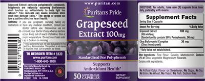 Grapeseed Extract 100 mg