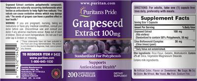 Grapeseed Extract 100 mg