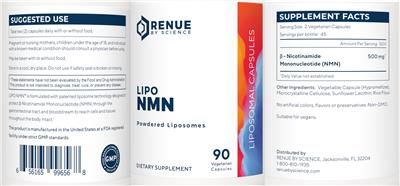 Originaletikett: Lipo NMN