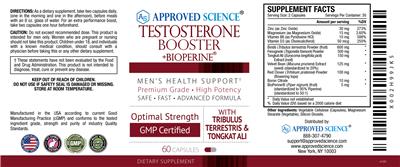 Testosterone Booster +BioPerine