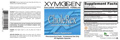 Photo of the XYMOGEN CholeRex label