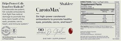 Photo of the Shaklee CarotoMax label