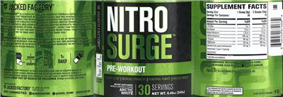 Photo of the Jacked Factory Nitrosurge Pre-Workout Arctic White label