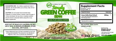 Photo of the Simply Green Coffee Bean Simply Green Coffee Bean label