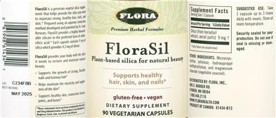 Photo of the Flora FloraSil label