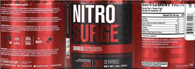Photo of the Jacked Factory Nitrosurge Shred Fruit Punch label