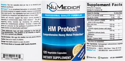 Photo of the NuMedica HM Protect label