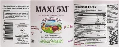 Label of Maxi 5M
