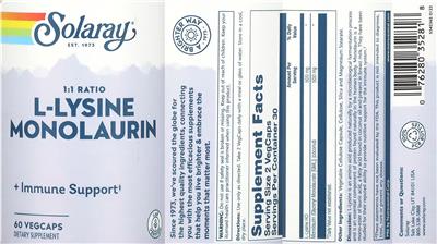 L-Lysine Monolaurin 1:1 Ratio