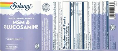 MSM & Glucosamine