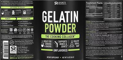 Gelatin Powder Unflavored