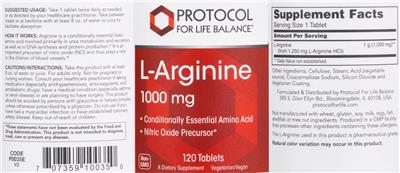 L-Arginine 1000 mg