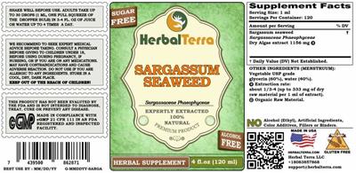 Sargassum Seaweed Alcohol Free