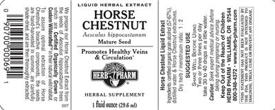 Photo of the Herb Pharm Horse Chestnut label