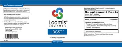 Photo of the Loomis Enzymes DGST label