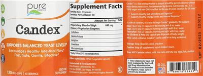 Photo of the Pure Essence Candex label