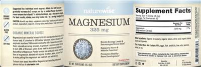 Magnesium 325 mg Strawberry Flavor