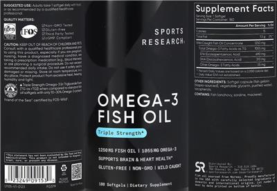 Omega-3 1055 mg Fish Oil 1250 mg
