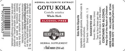 Gotu Kola Alcohol-Free