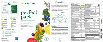 Photo of the Nutrilite Concentrated Fruits and Vegetables label