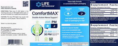 Photo of the Life Extension AM label