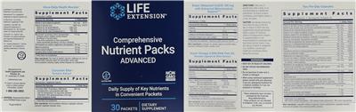 Photo of the Life Extension Once-Daily Health Booster label