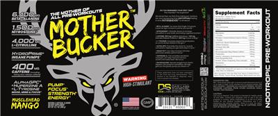 Photo of the Bucked Up Mother Bucker Musclehead Mango label