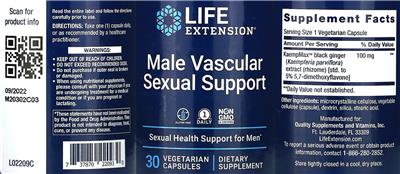 Male Vascular Sexual Support