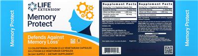 Photo of the Life Extension Li label