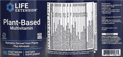Product label image for Plant-Based Multivitamin