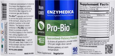 Label of Pro-Bio