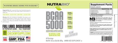 BCAA 5000 Raw Unflavored