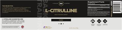 Photo of the Redcon1 L-Citrulline label