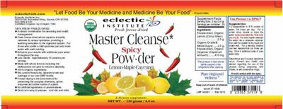 Master Cleanse Spicy Pow-der