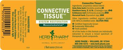 Photo of the Herb Pharm Connective Tissue label