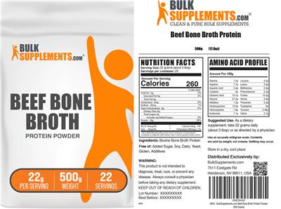 Beef Bone Broth Protein Powder 22 g