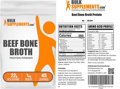 Beef Bone Broth Protein Powder 22 g
