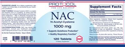 NAC N-Acetyl-Cysteine 1000 mg