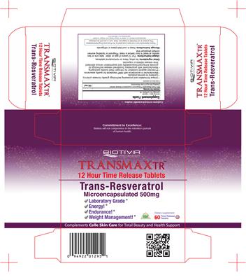 Photo of the Biotivia Transmax Tr label