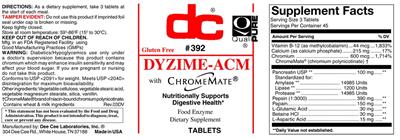 Photo of the DC Dyzime-ACM label