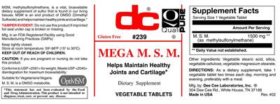 Photo of the DC Mega M. S. M. label