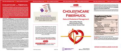 Label of CholestaCare plus Fibermucil