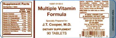 Multiple Vitamin Formula
