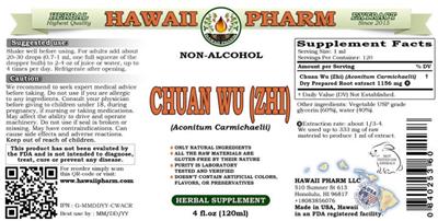 Chuan Wu (Zhi) Non-Alcohol